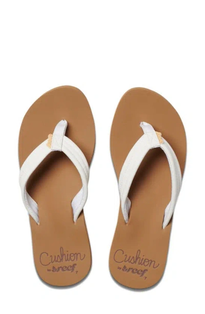 Shop Reef Cushion Breeze Flip Flop In Cloud