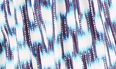 Shop Nzt By Nic+zoe Hazy Blues Print Dress In Blue Multi