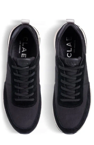Shop Clae Owens Sneaker In Black Suede