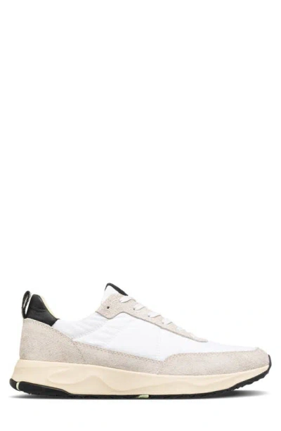 Shop Clae Owens Sneaker In White Black Reed