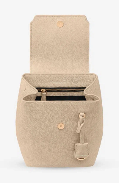 Maison De Sabre Maison De Sabré Mini Soft Leather Backpack In Saharan Nude
