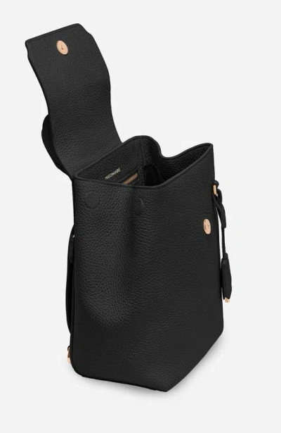 Maison De Sabre Maison De Sabré Mini Soft Leather Backpack In Black Caviar