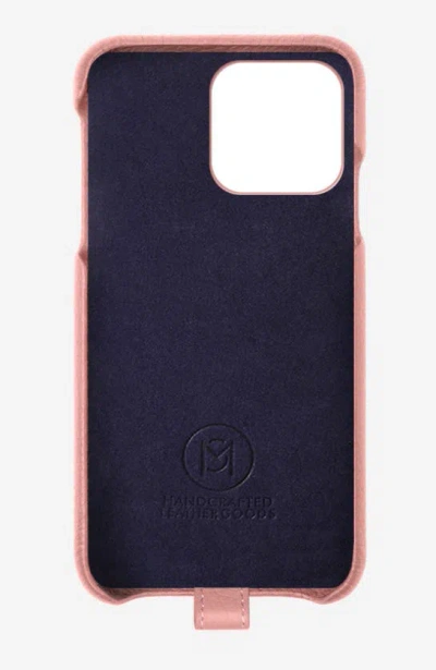 Shop Maison De Sabre Sling Phone Case In Pink Lily