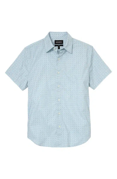 Shop Bonobos Riviera Floral Slim Fit Short Sleeve Button-up Shirt In Palazzo Geo