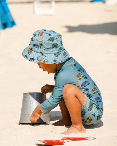 Shop Deux Par Deux Baby Boy's Beach Hat Printed Caravan In Printed Beach Caravan