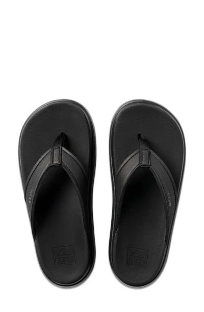 Shop Reef Cushion Bondi Flip Flop In Black/ Black