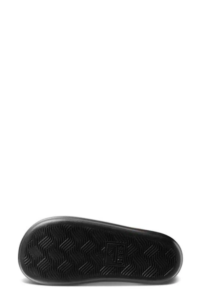 Shop Reef Cushion Bondi Flip Flop In Black/ Black