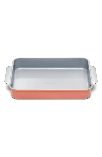 Shop Caraway Nonstick Ceramic Rectangle Baking Pan In Perracotta