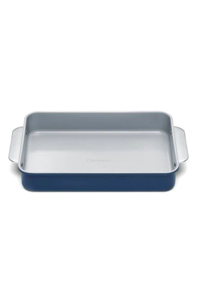 Shop Caraway Nonstick Ceramic Rectangle Baking Pan In Navy