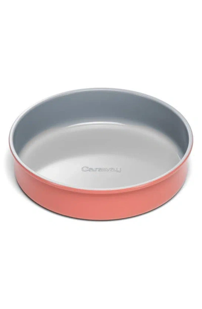 Shop Caraway Nonstick Ceramic Round Cake Pan In Perracotta