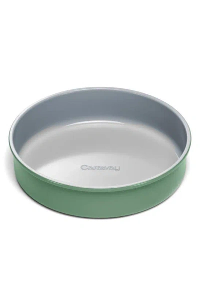 Shop Caraway Nonstick Ceramic Round Cake Pan In Sage