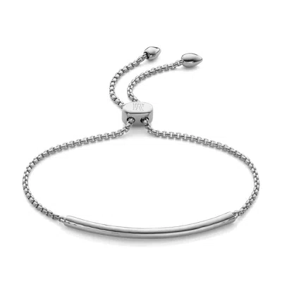 Shop Monica Vinader Sterling Silver Esencia Mini Chain Bracelet