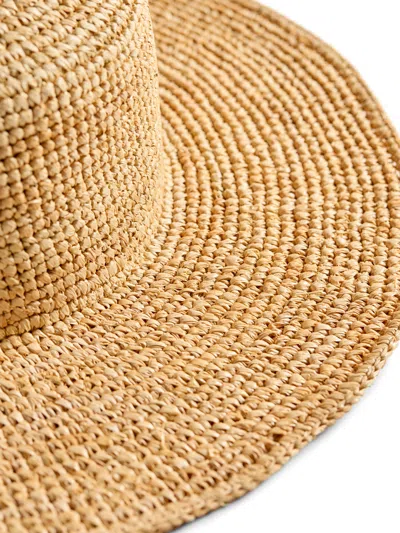 Faherty Raffia Packable Sun Hat In Natural