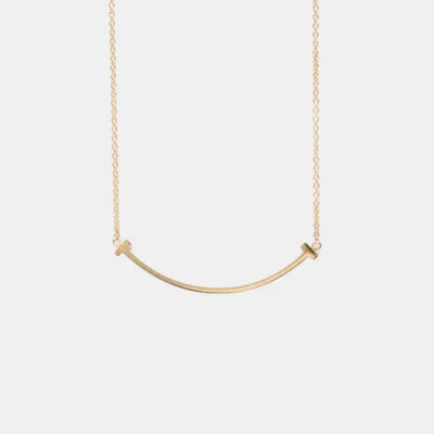 TIFFANY & CO Pre-owned 18k Rose Gold Smile Pendant Necklace