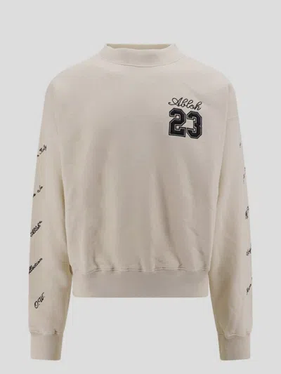 Shop Off-white Sweaters In Angora Black
