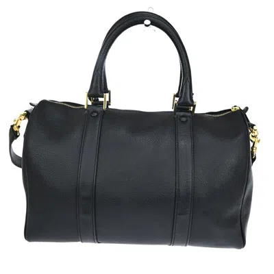 Pre-owned Chanel Boston Black Leather Travel Bag ()