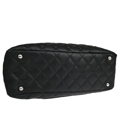 Pre-owned Chanel Cambon Black Leather Shoulder Bag ()
