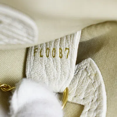 Pre-owned Louis Vuitton Bucket Pm Beige Canvas Tote Bag ()