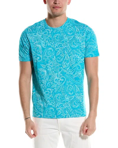 Shop Robert Graham T-shirt In Blue