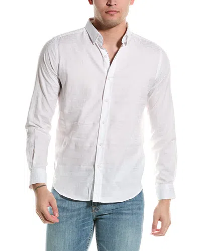 Shop Robert Graham Amory Shirt In White