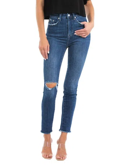 Shop Pistola Cara High Rise Vintage Skinny Jean In Essex Distressed In Multi