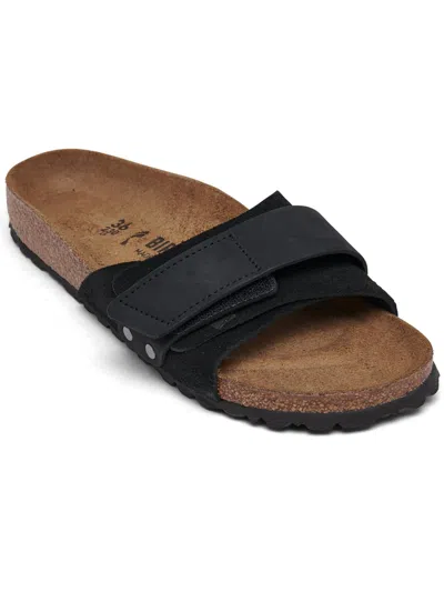 Shop Birkenstock Oita Womens Suede Round Toe Slide Sandals In Multi
