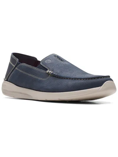 Shop Clarks Gorwin Step Mens Synthetic Faux Suede Loafers In Multi