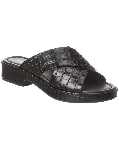 Shop Intentionally Blank Vonda Leather Sandal In Black