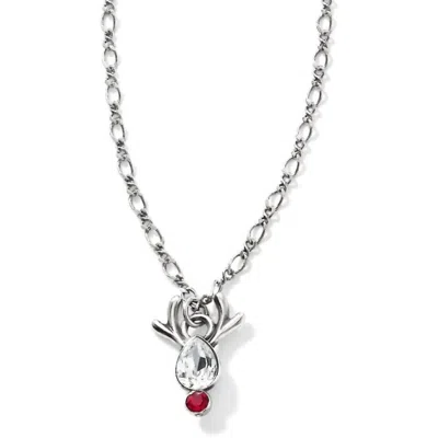 Shop Brighton Women's Reindeer Rock Necklace In Diamond In Blue