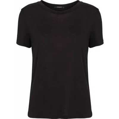 Shop Bruuns Bazaar Katka Ss T-shirt In Black