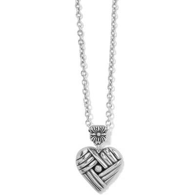 Shop Brighton Women's Sonora Heart Necklace In Silver