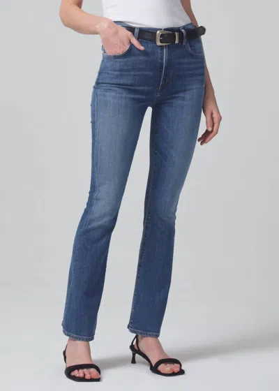 Shop Citizens Of Humanity High Rise Bootcut Jeans In Lawless In Multi