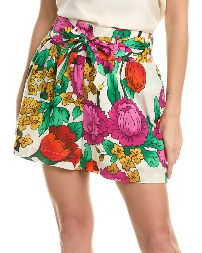 Shop Flora Bea Nyc Ambrose Short In White