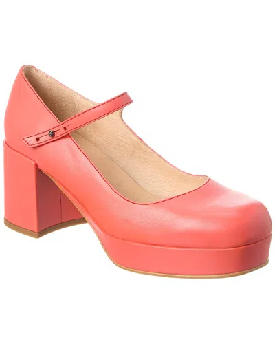 Shop Intentionally Blank Mika Leather Sandal In Pink