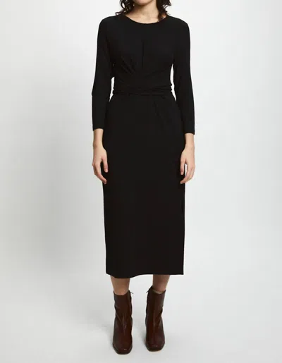 Shop Rita Row Walsh Knit Dress In Black