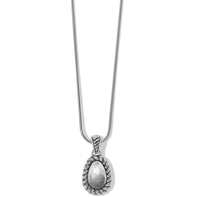 Shop Brighton Women's Taylor Drop Pendant Necklace In Silver