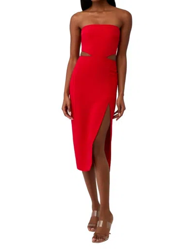 Shop Amanda Uprichard Kloss Dress In Red