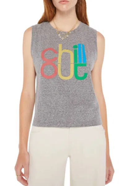 Shop Mother The Strong & Silent Type Graphic Tank Top In Chill Out In Multi