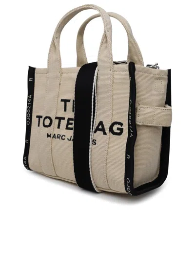 Marc Jacobs The Jacquard Mini Tote Bag In Beige