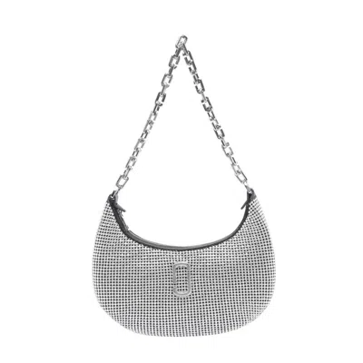 Shop Marc Jacobs Rhinestone Curve Small Bag In 991