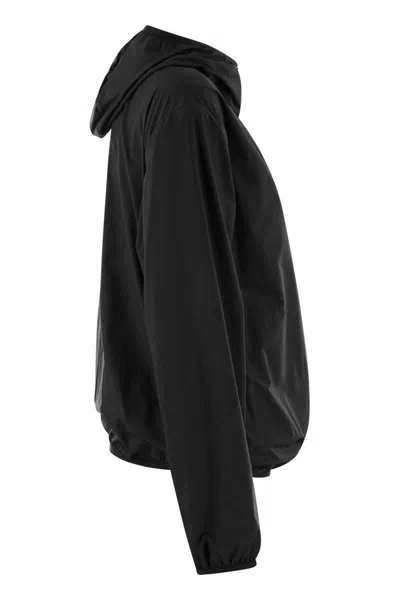 Shop Moncler Fegeo - Hooded Jacket In Black