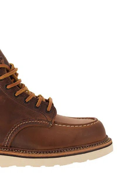 Shop Red Wing Shoes Classic Moc - Rough And Tough Leather Boot In Copper