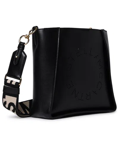 Shop Stella Mccartney Black Soft Polyurethane Mini Crossbody Bag