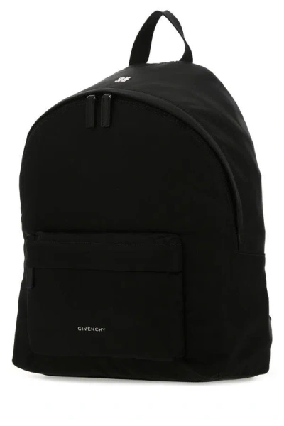 Shop Givenchy Man Black Nylon Essentiel U Backpack