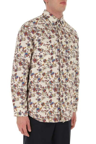Shop Isabel Marant Man Printed Cotton Valdy Jacket In Multicolor