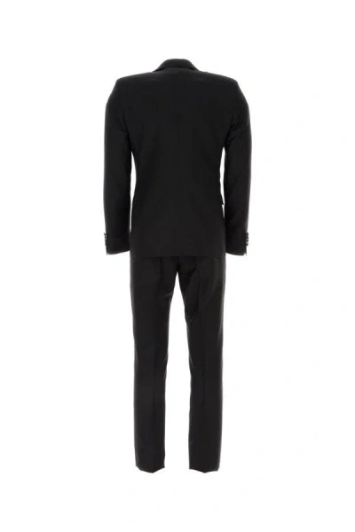 Shop Prada Man Black Wool Blend Tuxedo