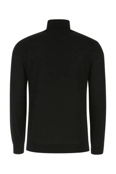 Shop Prada Man Black Wool Sweater