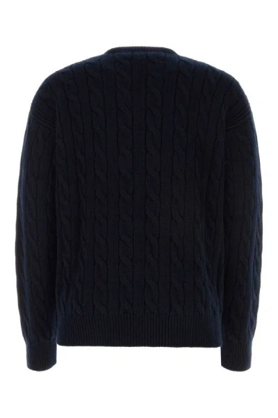 Shop Prada Man Midnight Blue Cashmere Sweater
