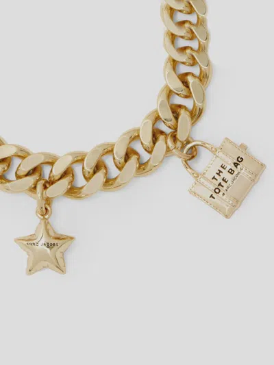 Shop Marc Jacobs Bracelet In Lightantiquegold