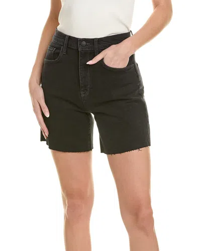 Triarchy Ms. Florence-mid Loved Black High-rise Cut-off Short In Black